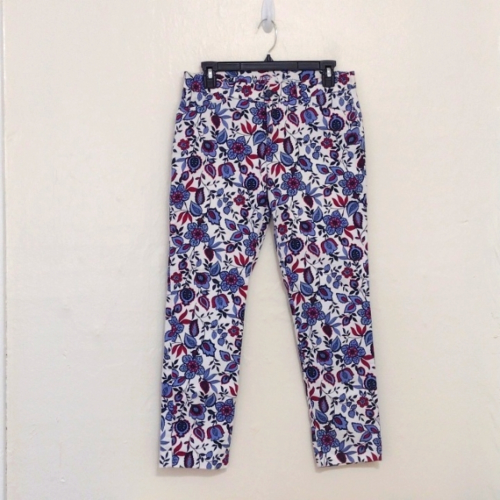 Khakis by Gap Slim City Floral Khaki Pants Size 2
